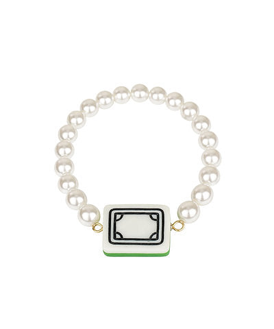 Pearls & Tiles Bracelet