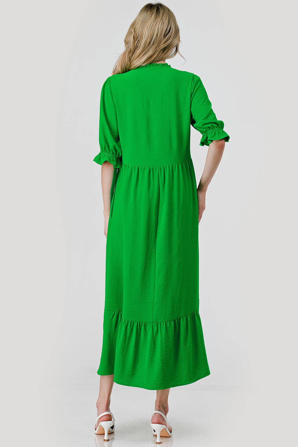 Azalea Green Maxi Dress