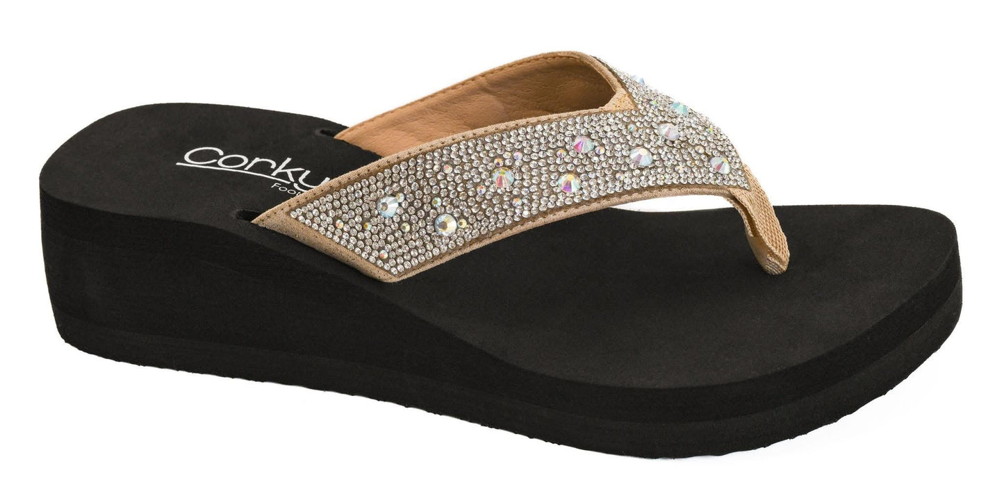 Dime A Dozen Corkys Wedge Sandals
