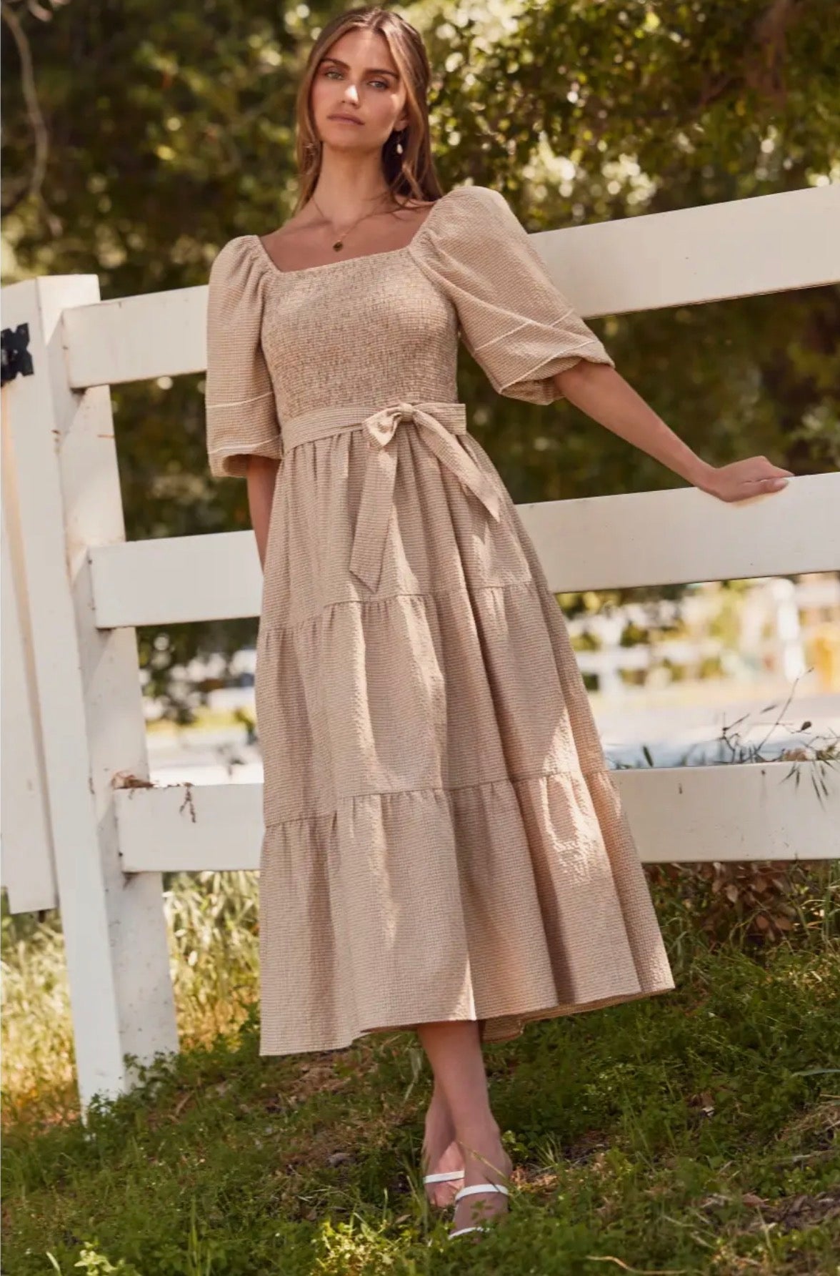 Autumn Grace Midi Dress