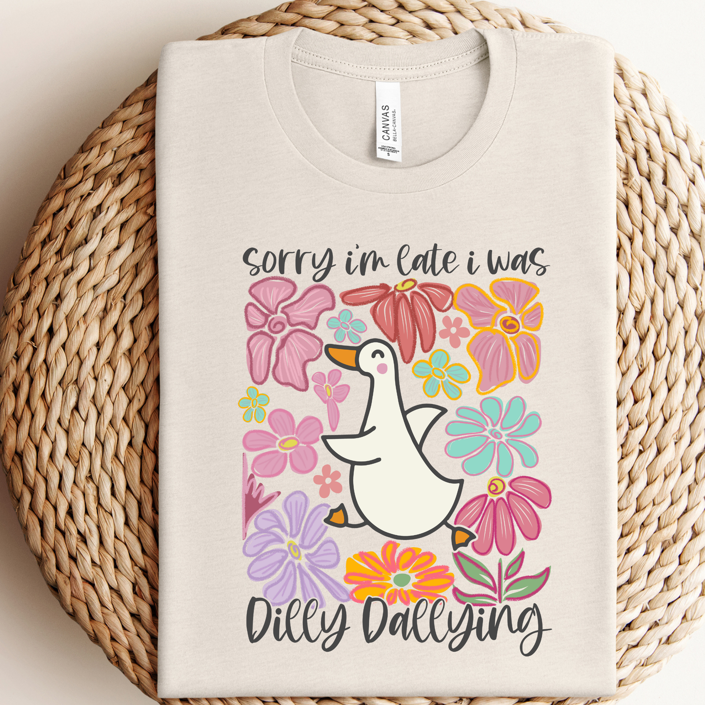 Late Goose Dilly Dallying Graphic Tee