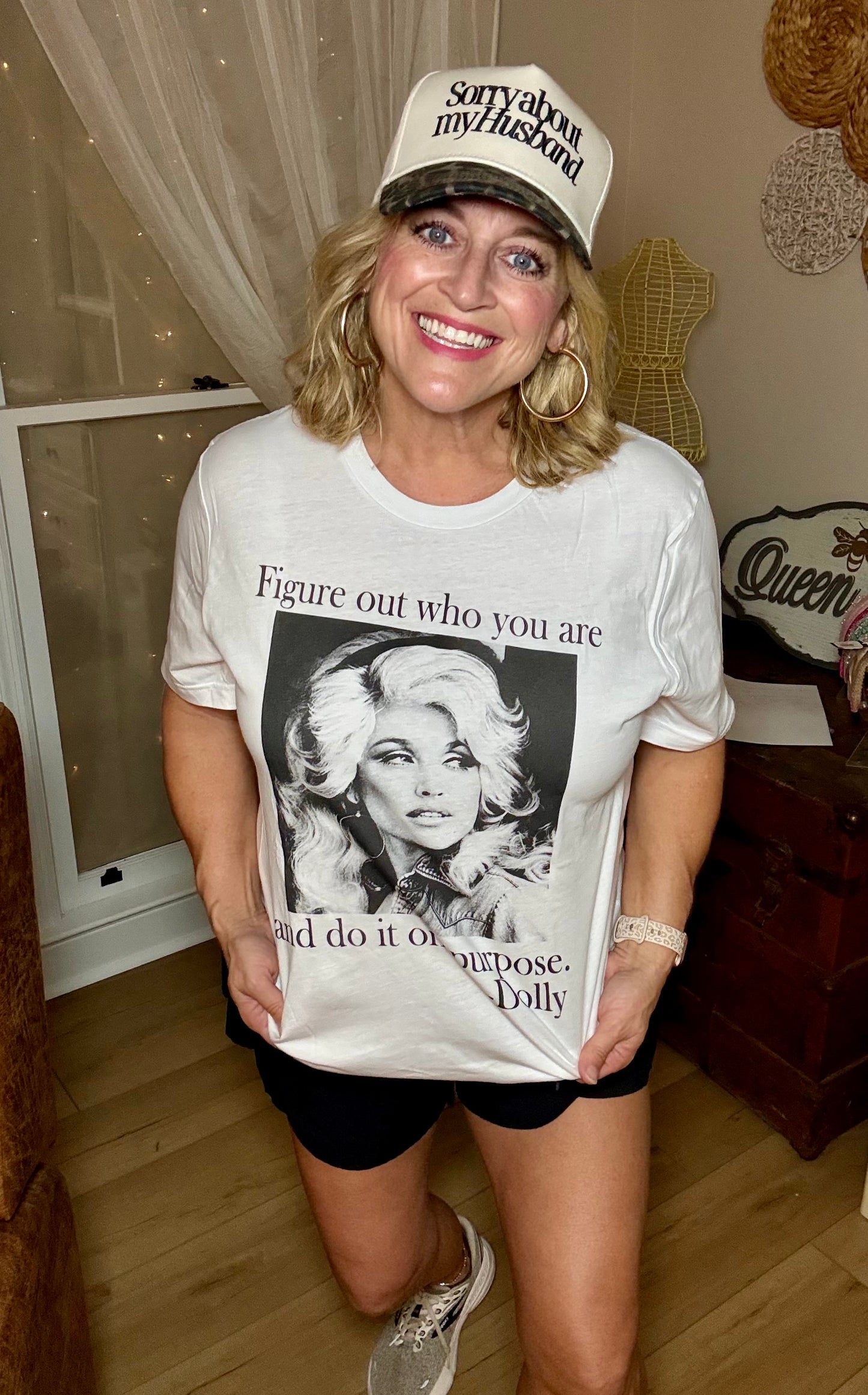 Do it on Purpose Dolly T-Shirt/White