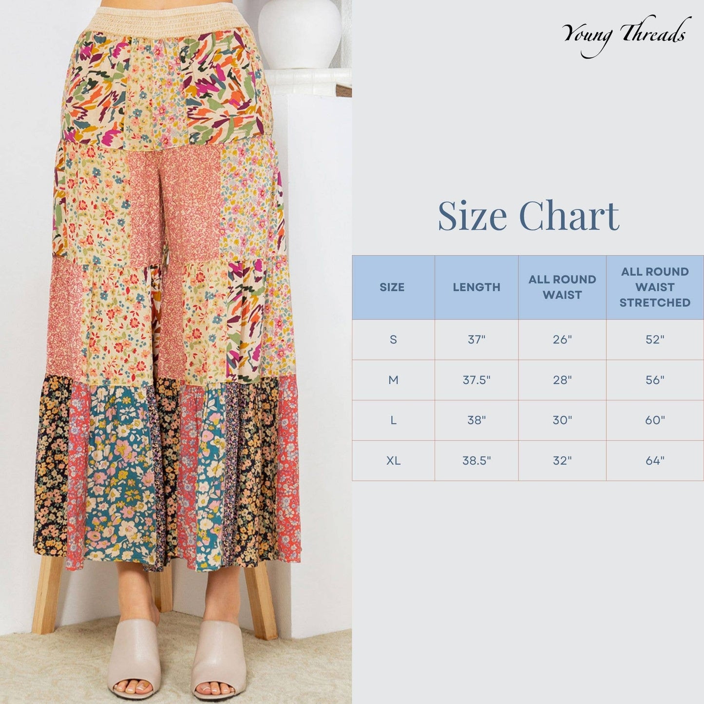 Patchwork Paradise Palazzo Pants