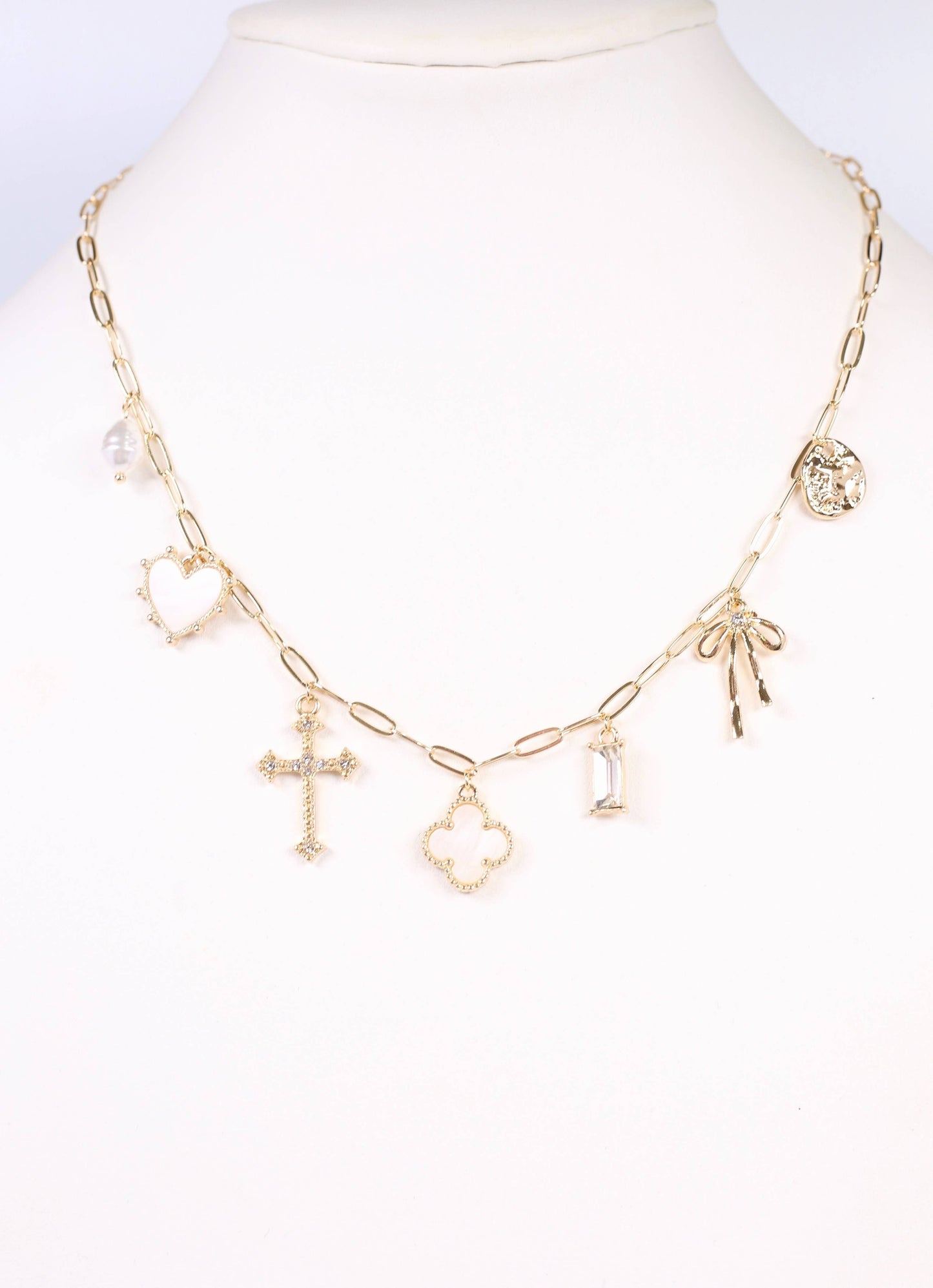 Gold Ginifer Charm Necklace