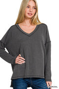 The Easy Days Top/Charcoal
