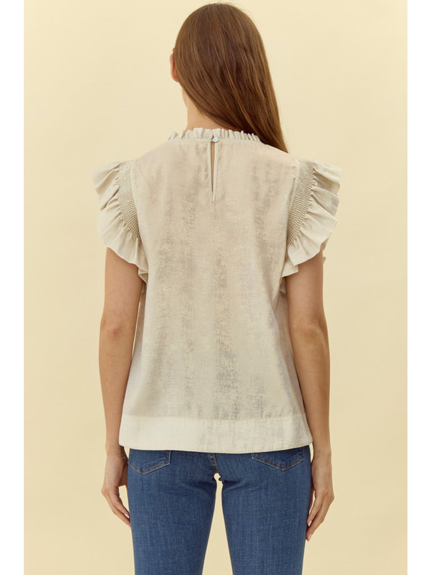 Pretty Pearl Metallic Top