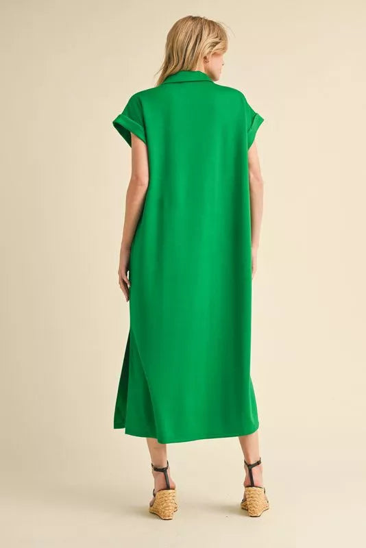 Kelly Green Honeybee’s Favorite Midi