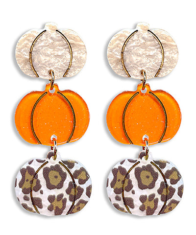 Pumpkin Patch Party Earrings
