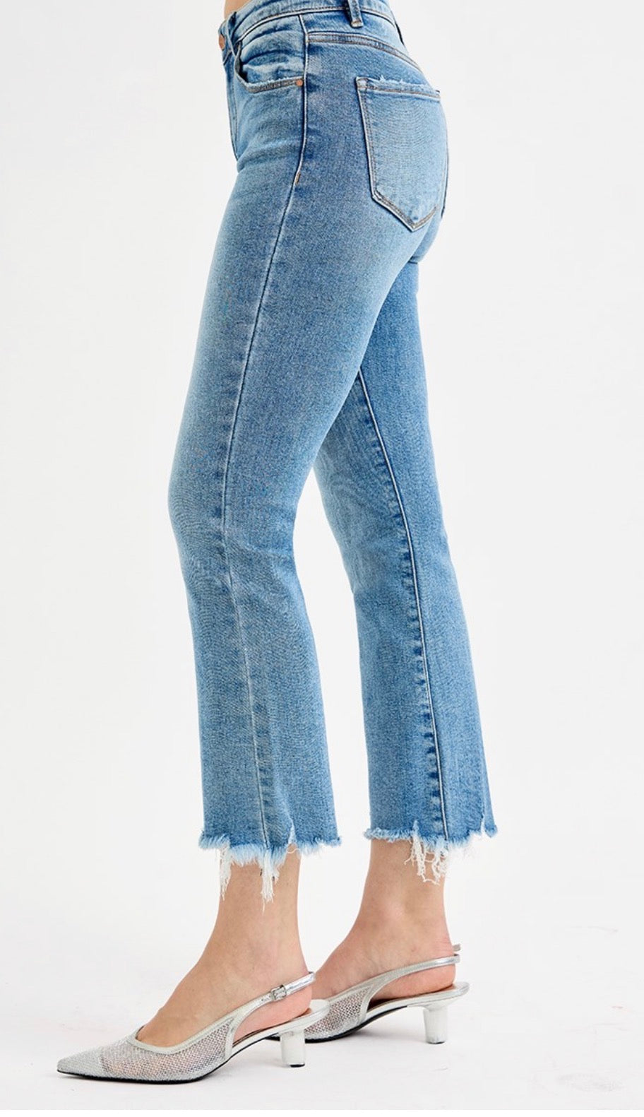 Silver Lining Crop Jeans