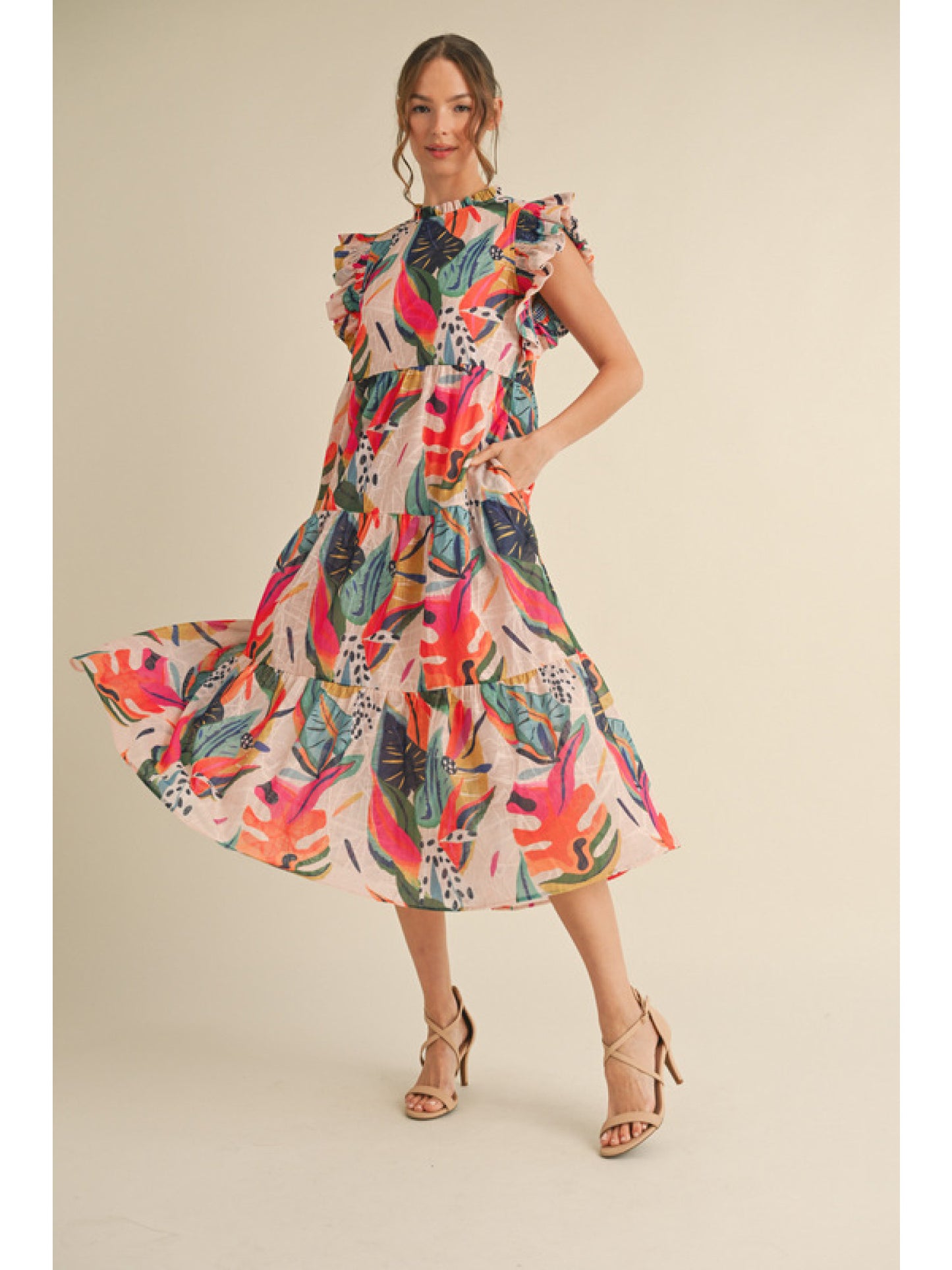 Color Me Happy Midi Dress