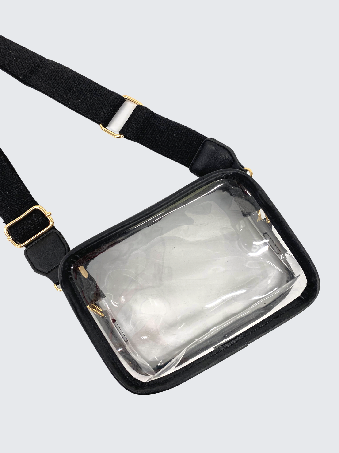 Clear Gameday & Concert Purse: Black