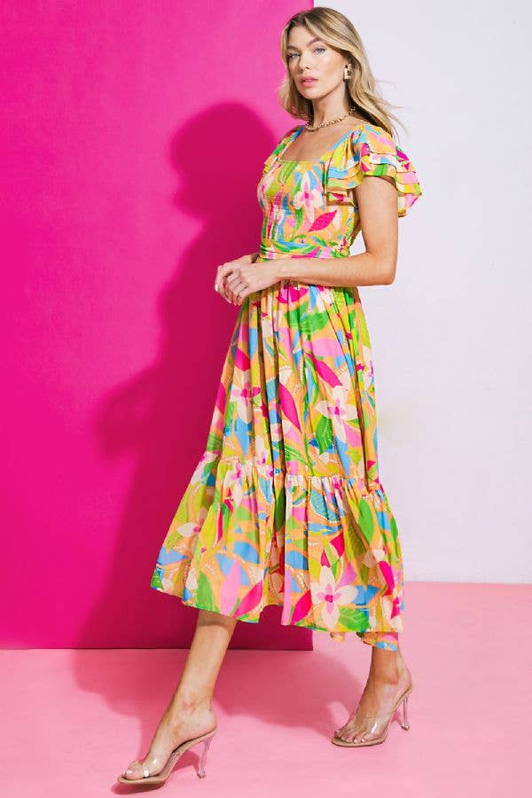 Vacation Vibes Midi Dress