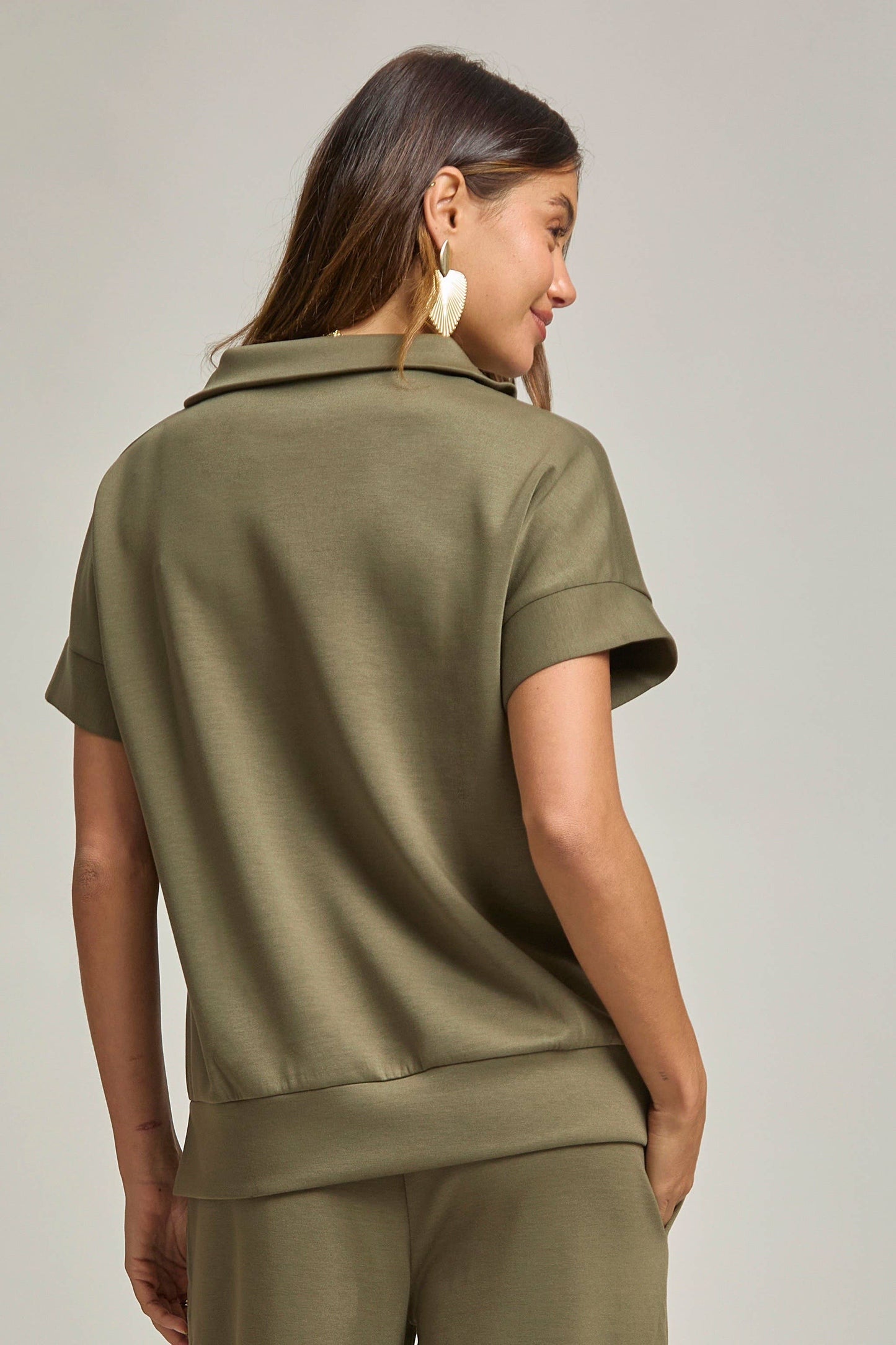 Olive Travel Set Short Sleeve