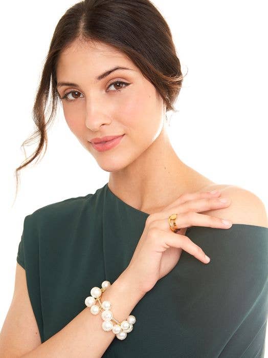 Pearl and Chain Bracelet
