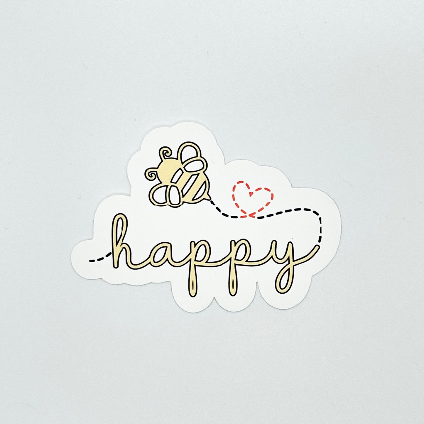 Bee Happy Sticker