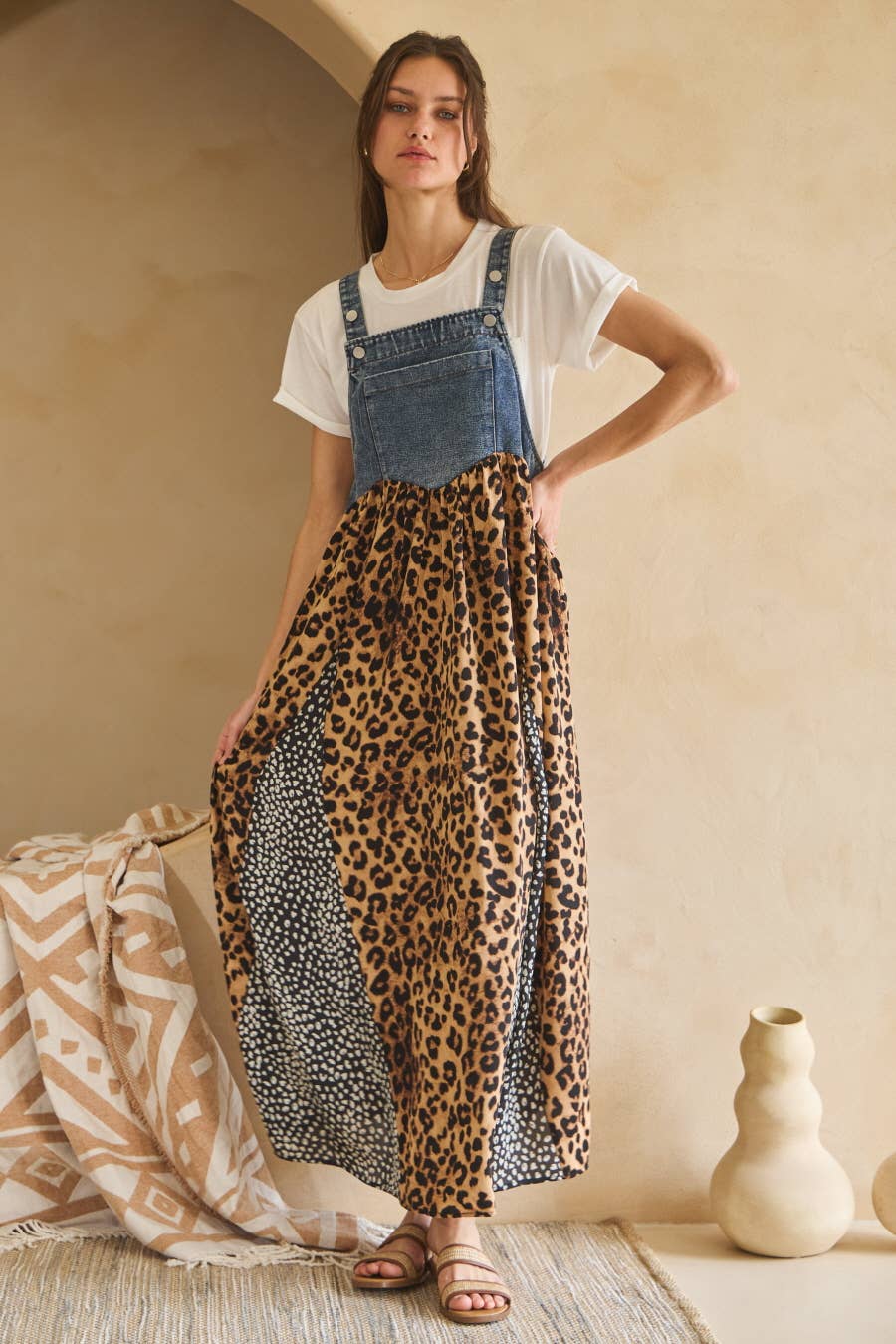 Wild at Heart Overall Maxi Dress