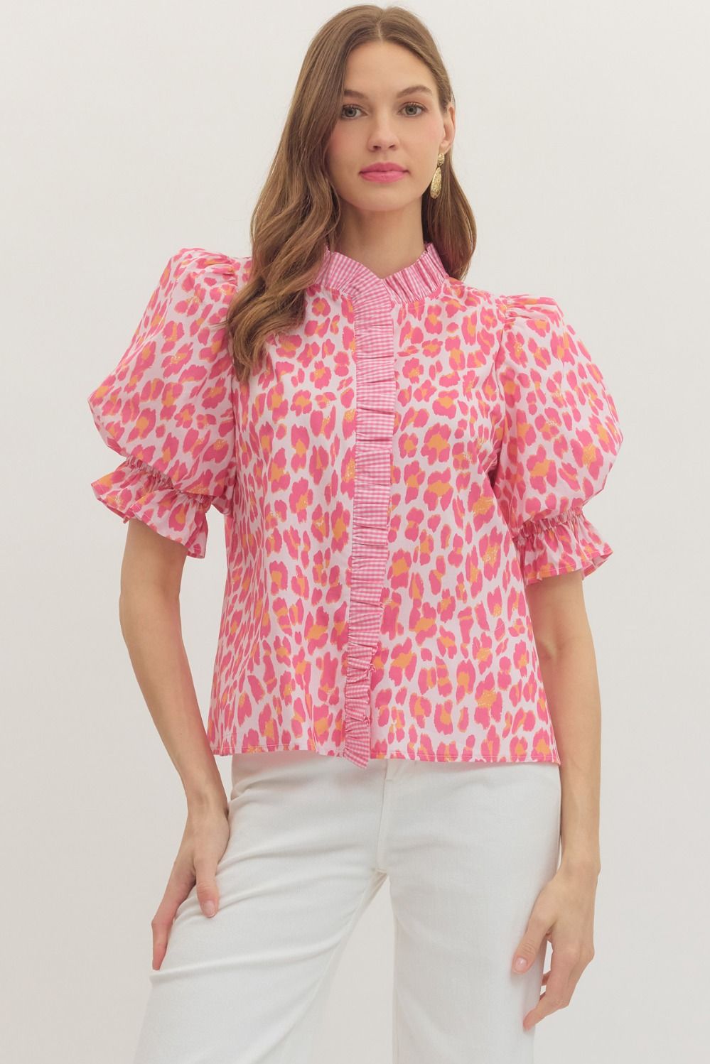 Pink Lemonade Ruffle Top
