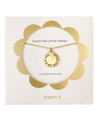 You Are My Sunshine Necklace