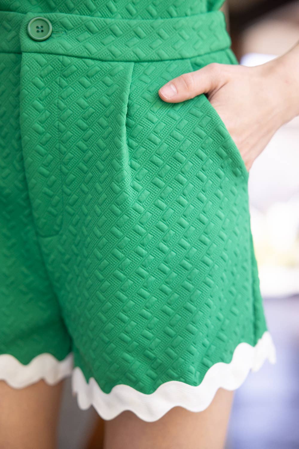 The Augusta Scallop Shorts