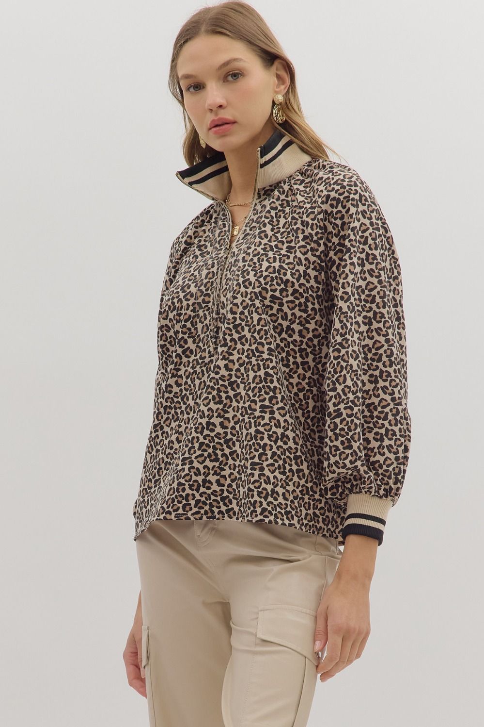 Wild Luxe Quarter Zip Pullover