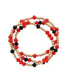 Game Day Beaded Bracelet Stack