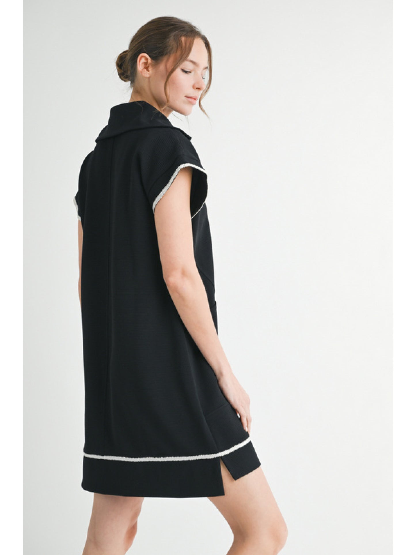 Black Textured Dress