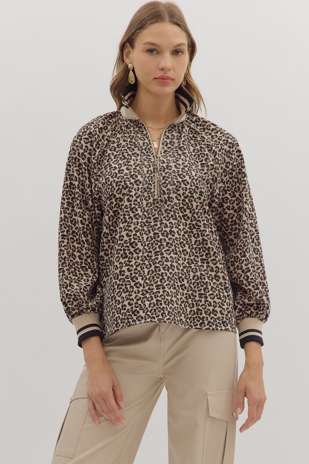 Wild Luxe Quarter Zip Pullover