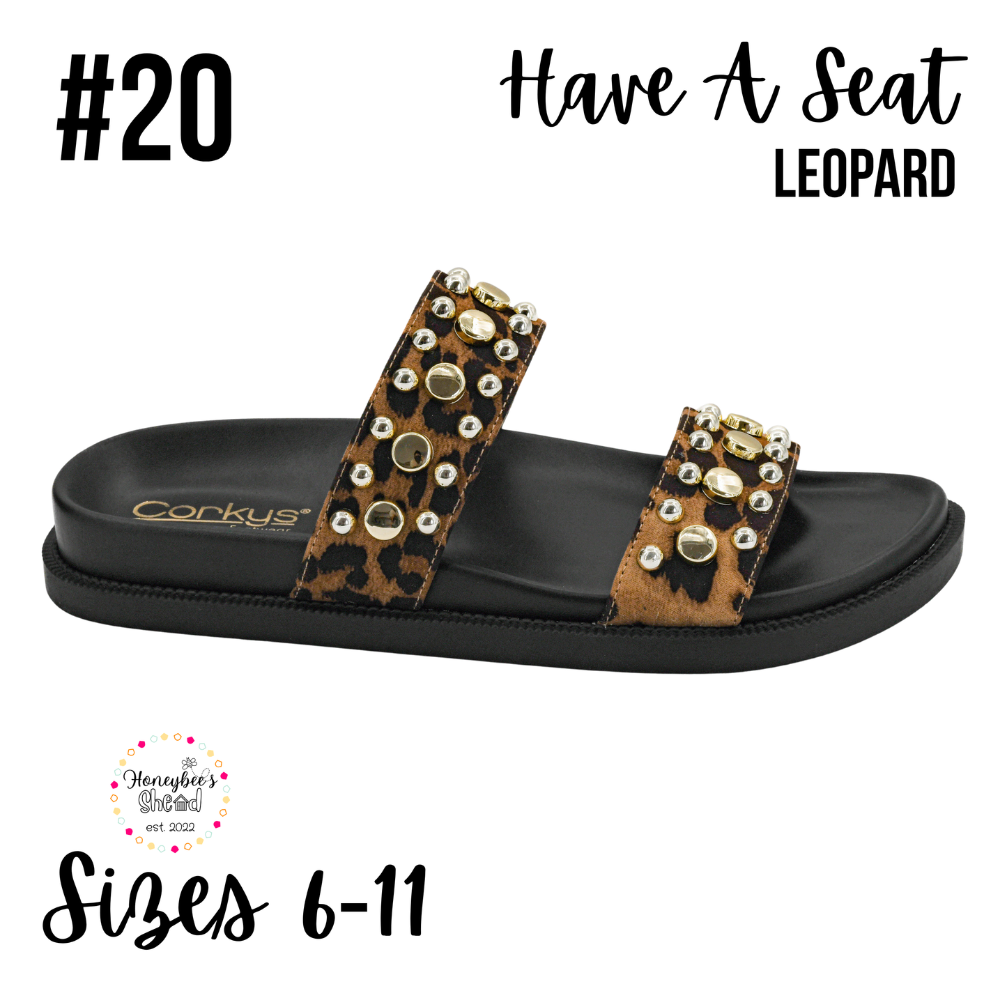 Have A Seat Leopard Corkys