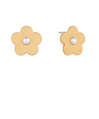 Pearl Flower Earrings