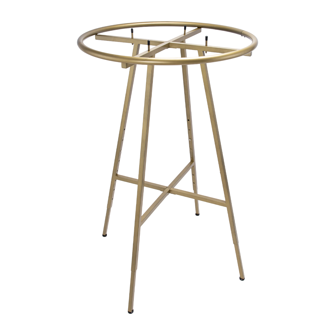 Gold Collapsible Round Clothing Rack