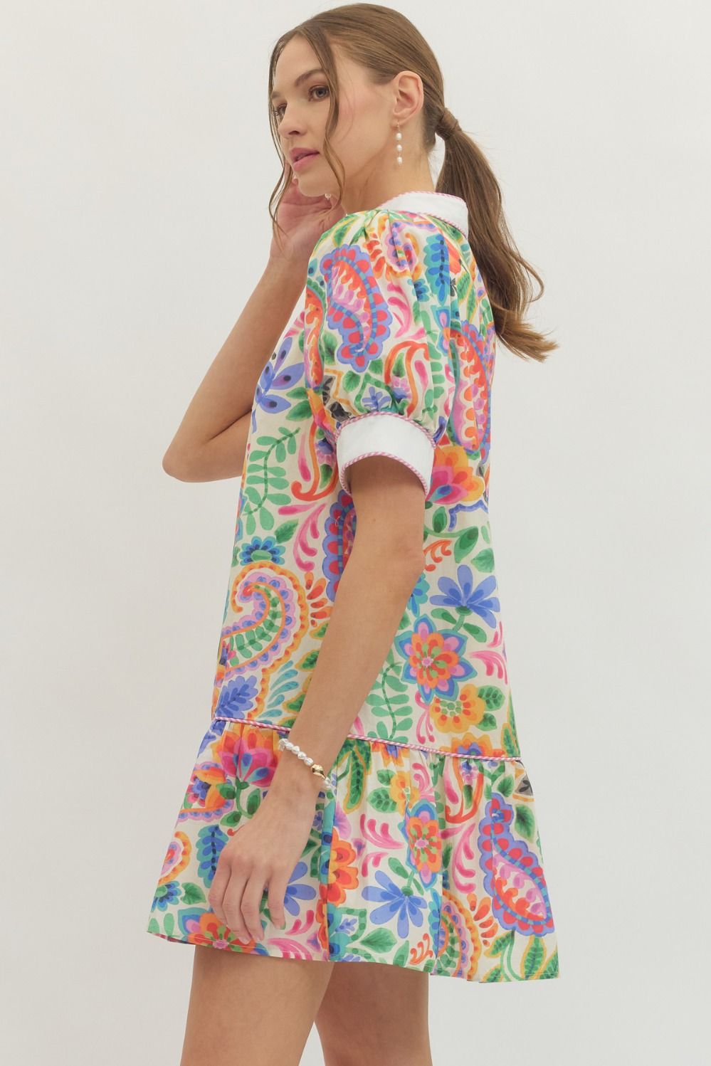 Sunshine & Paisley Dress ☀️🌸