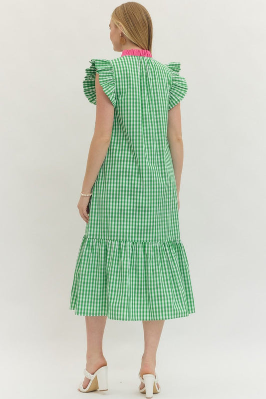Gingham Garden Party Dress
