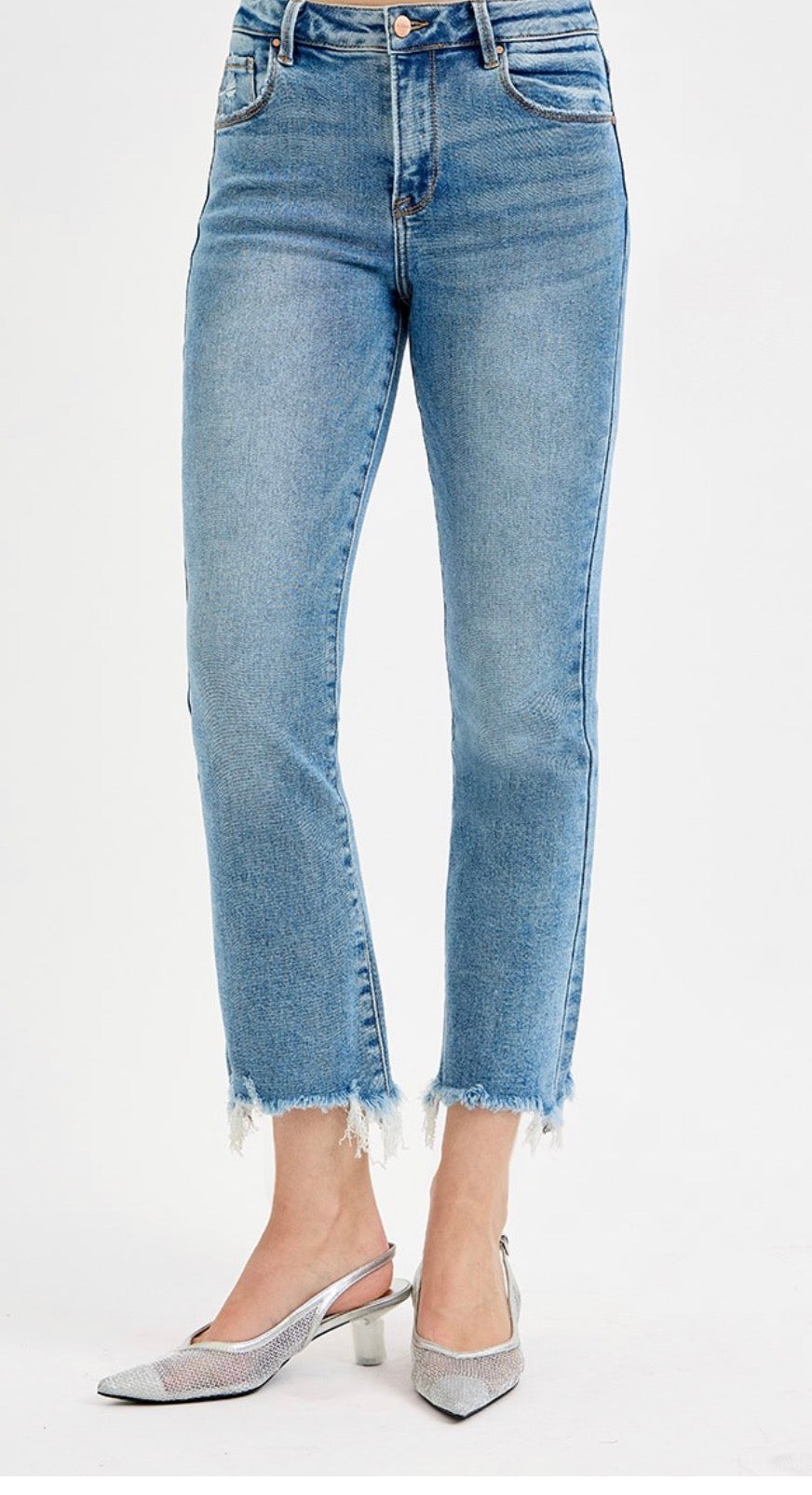 Silver Lining Crop Jeans