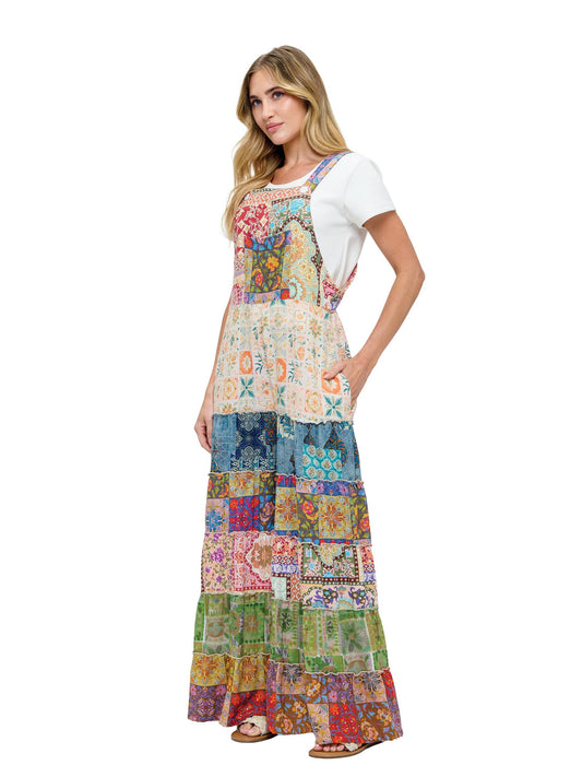 Patchwork Daydream Overalls 🌸✨