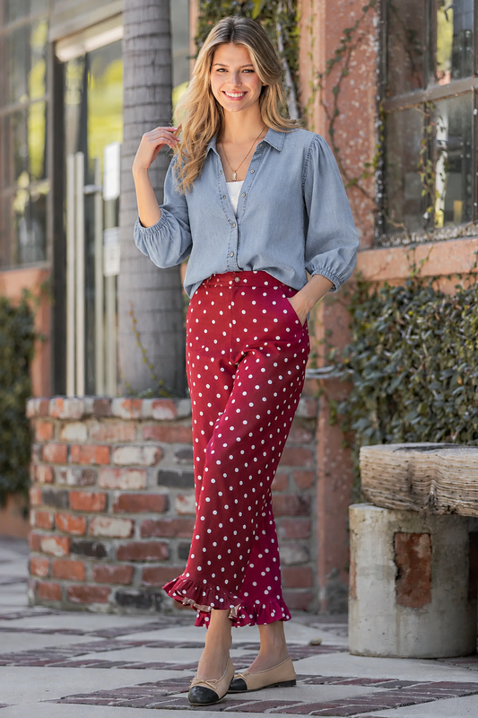 Merlot Moment Pants