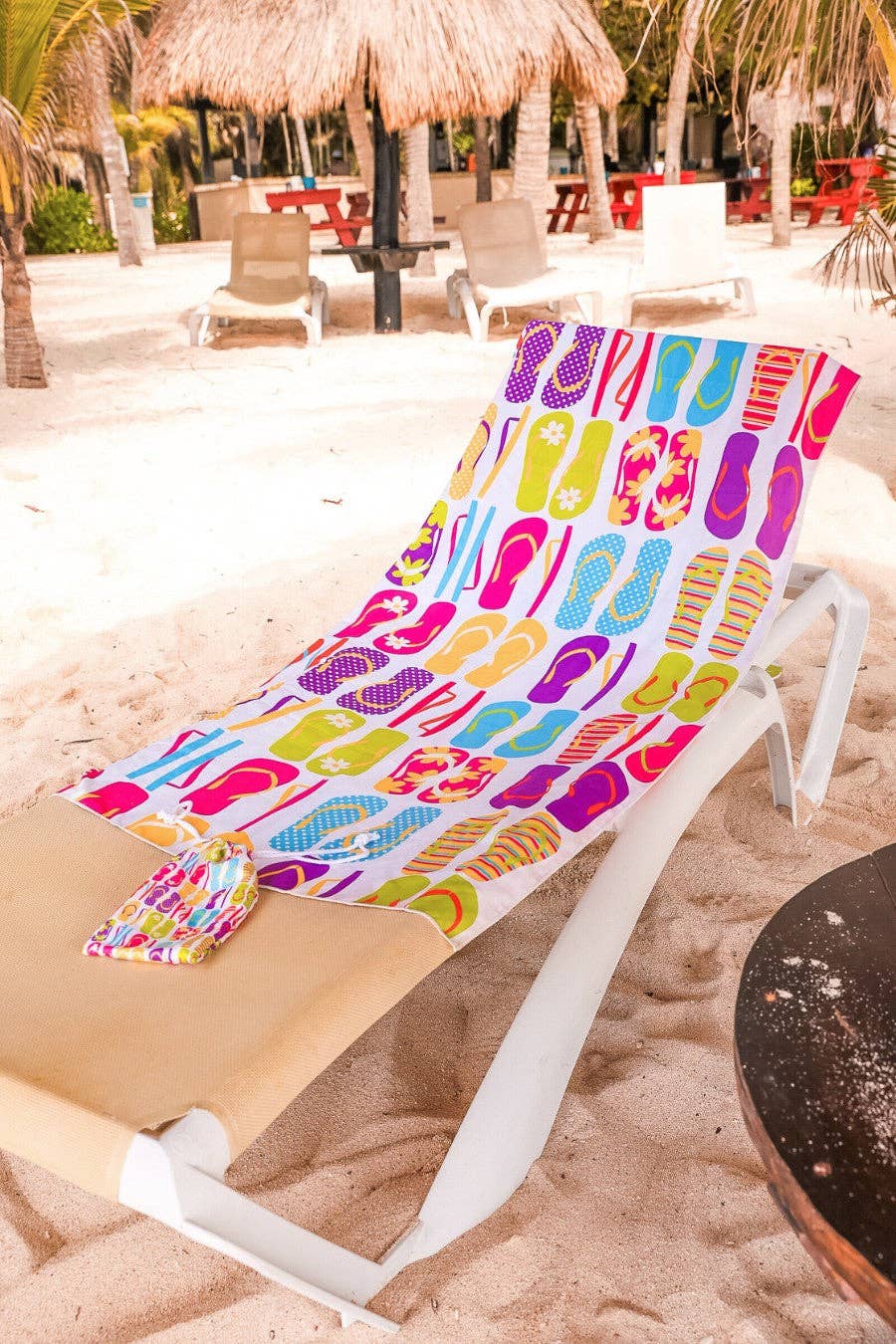 Flip Flop Fun Towel: Multi / One Size
