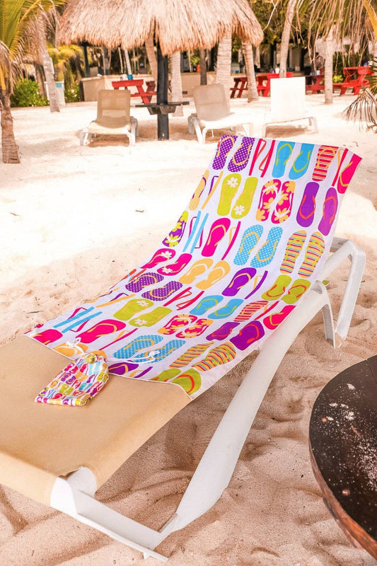 Flip Flop Fun Towel: Multi / One Size