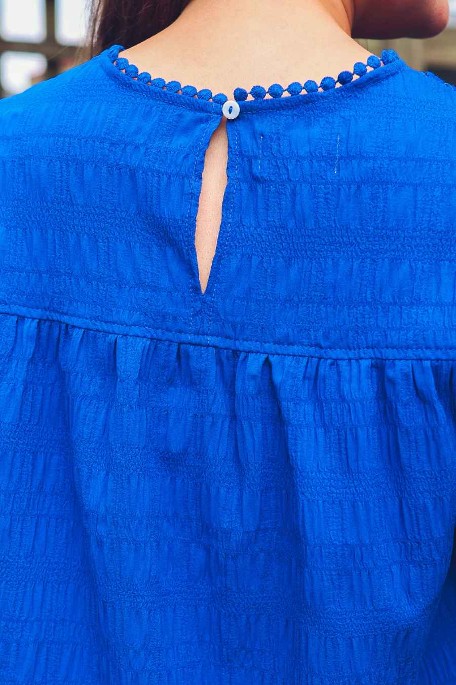 Royal Garden Ruffle Top