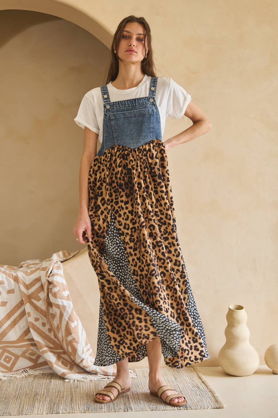 Wild at Heart Overall Maxi Dress