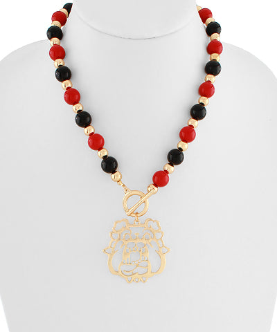 Bulldog Pride Gameday Necklace