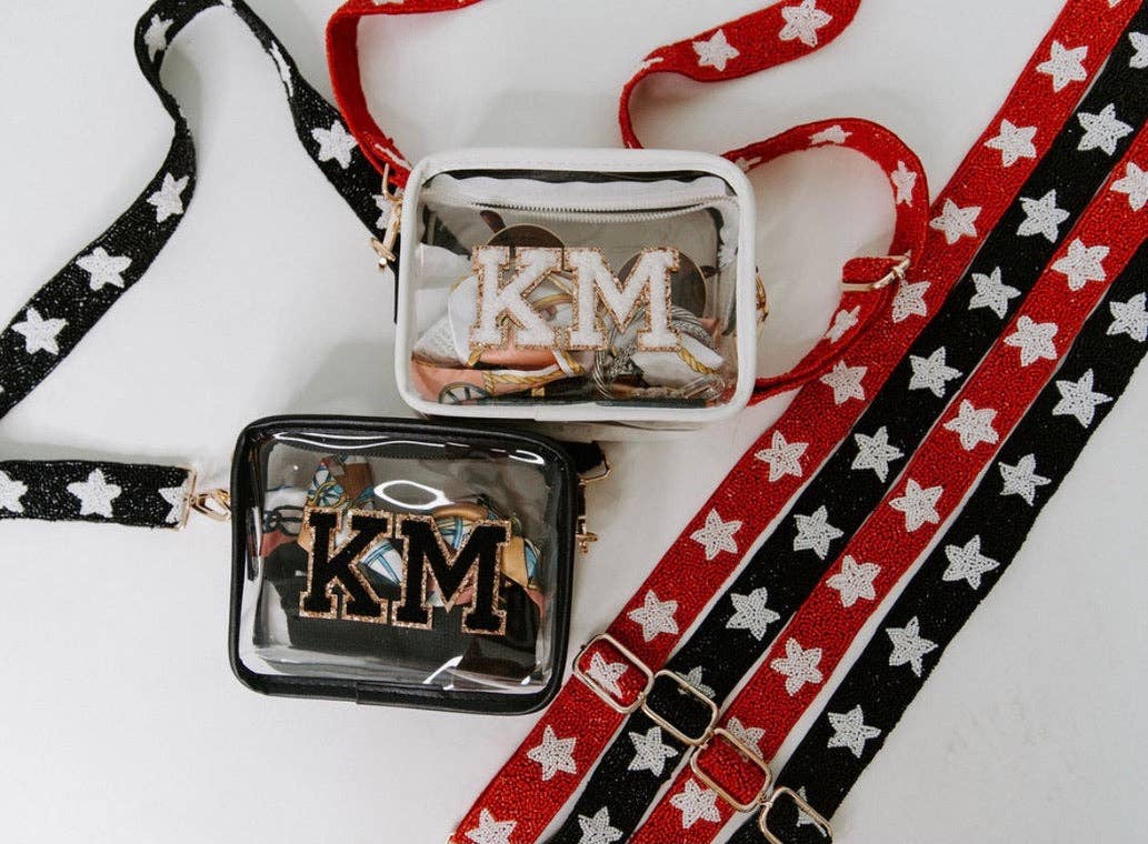 Clear Gameday & Concert Purse: Black