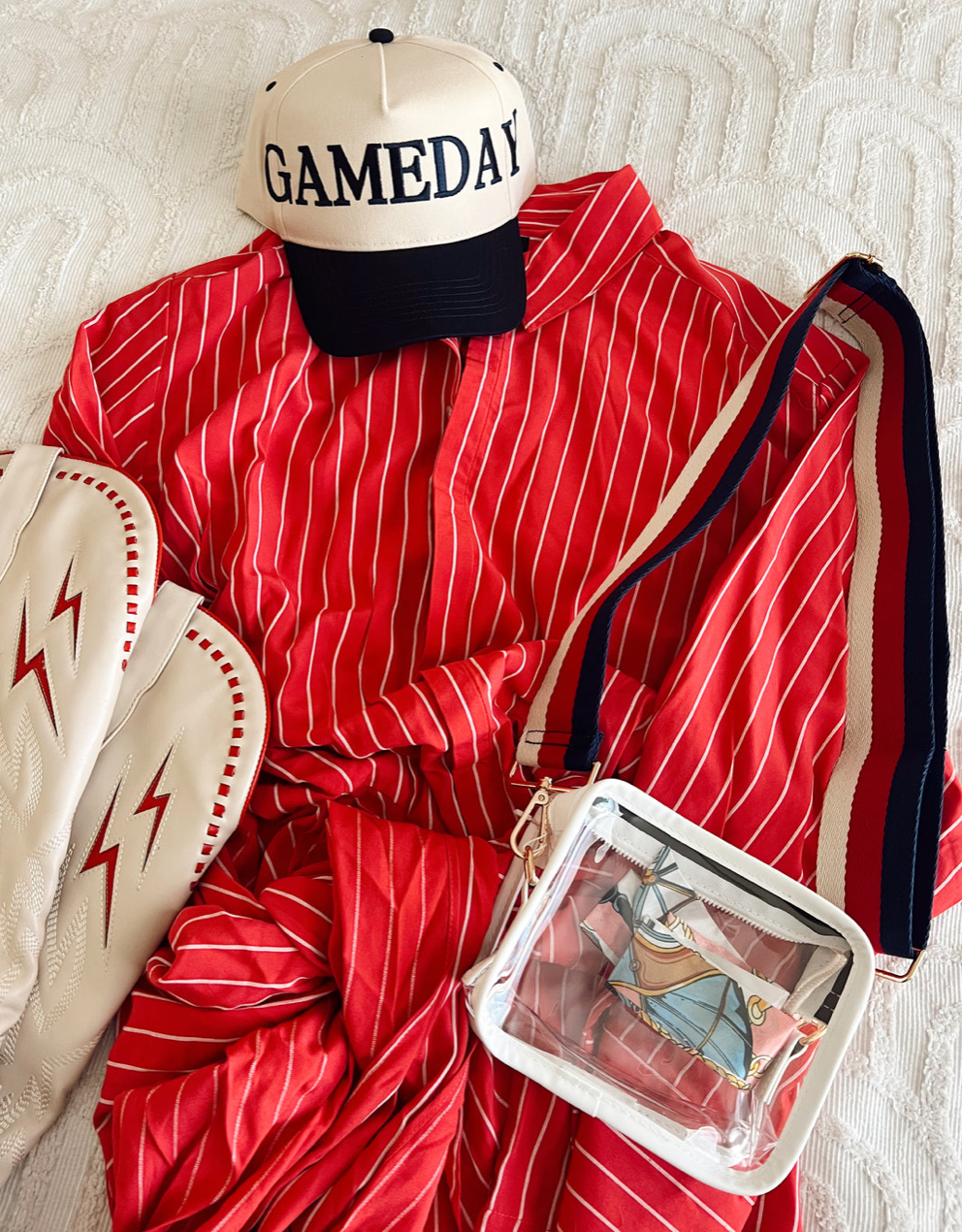 Clear Gameday & Concert Purse: Black