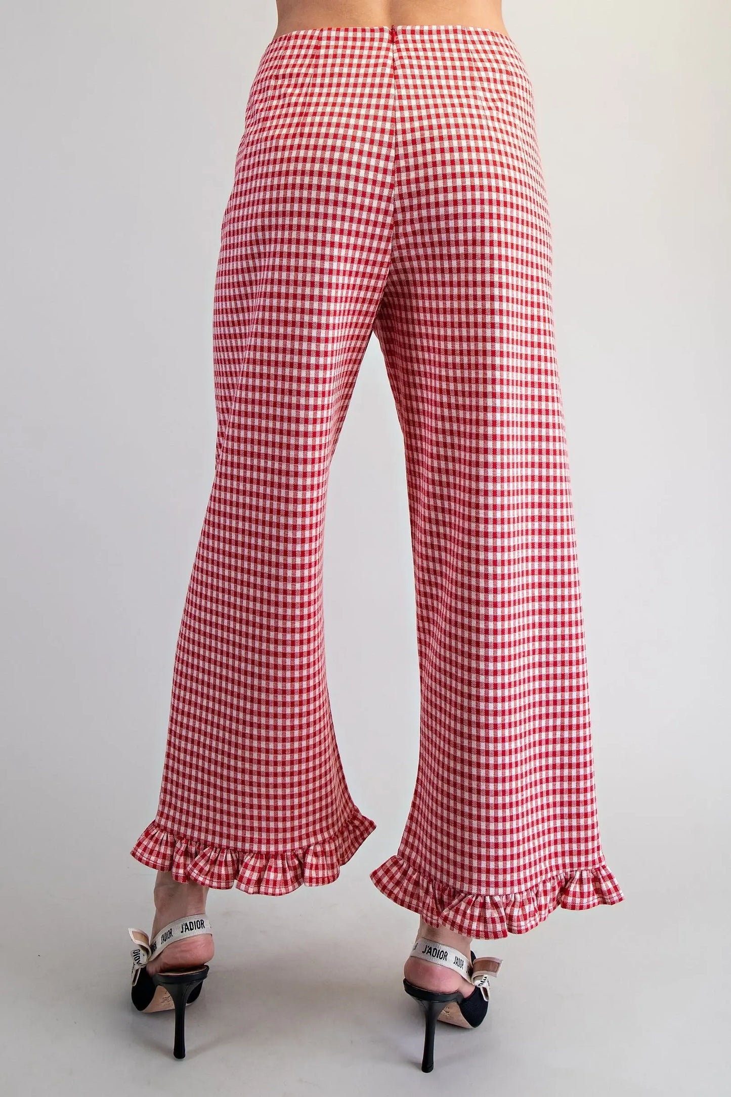 Cherry Picnic Ruffle Pants