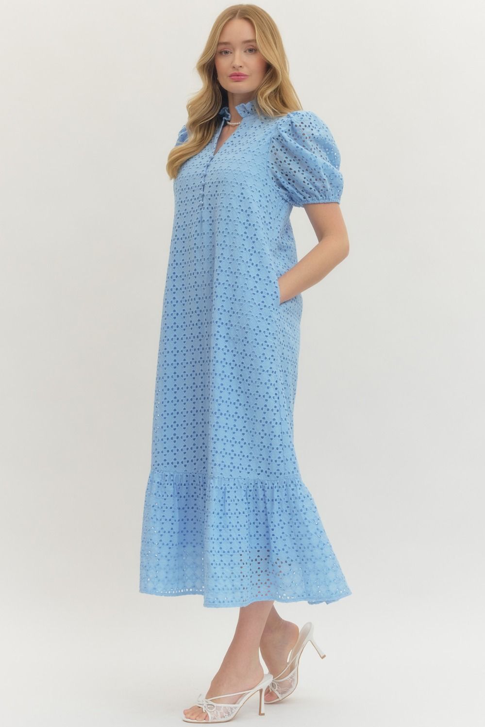 Blue Skies Ahead Midi Dress