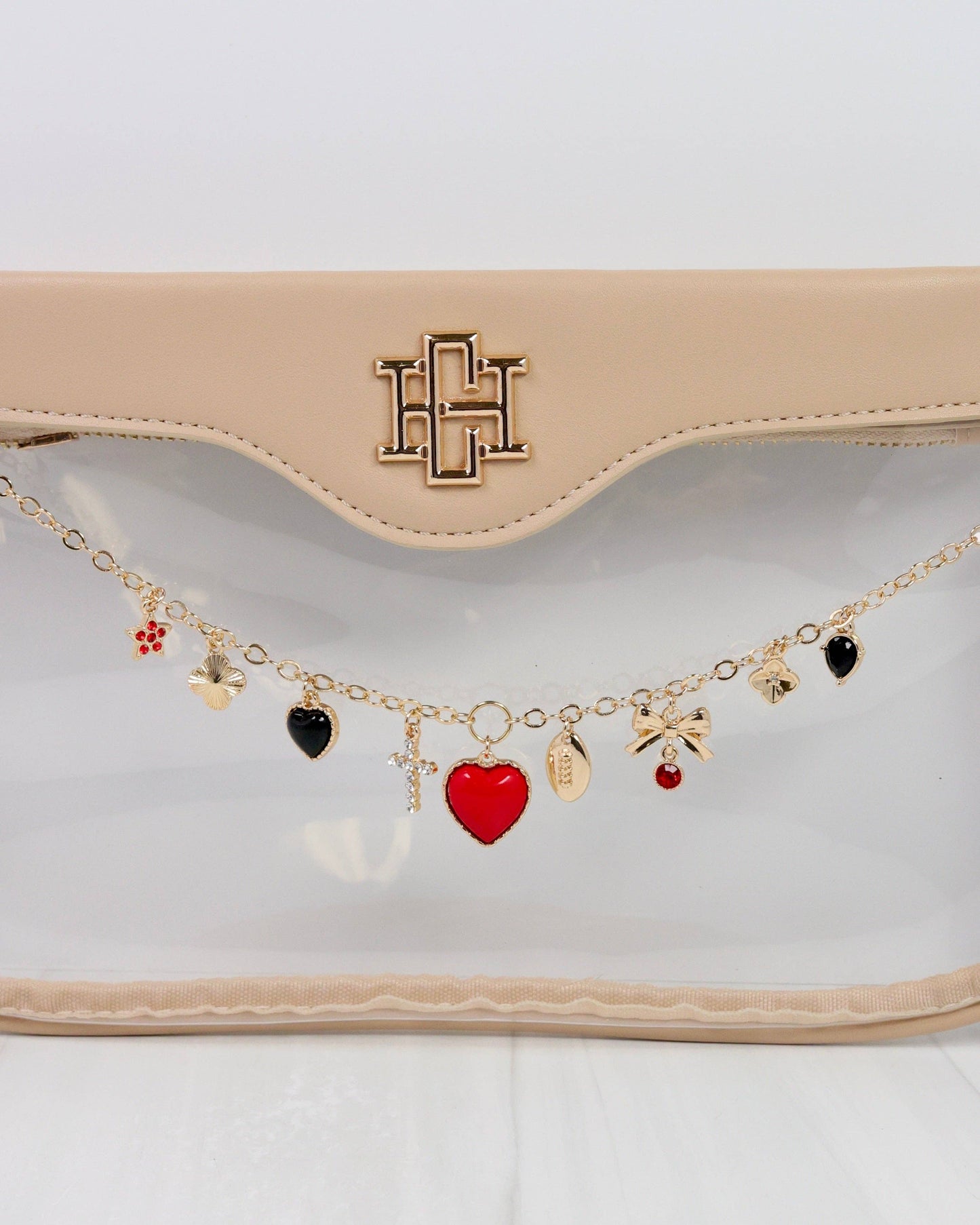 Red & Black Avery Bag Chain