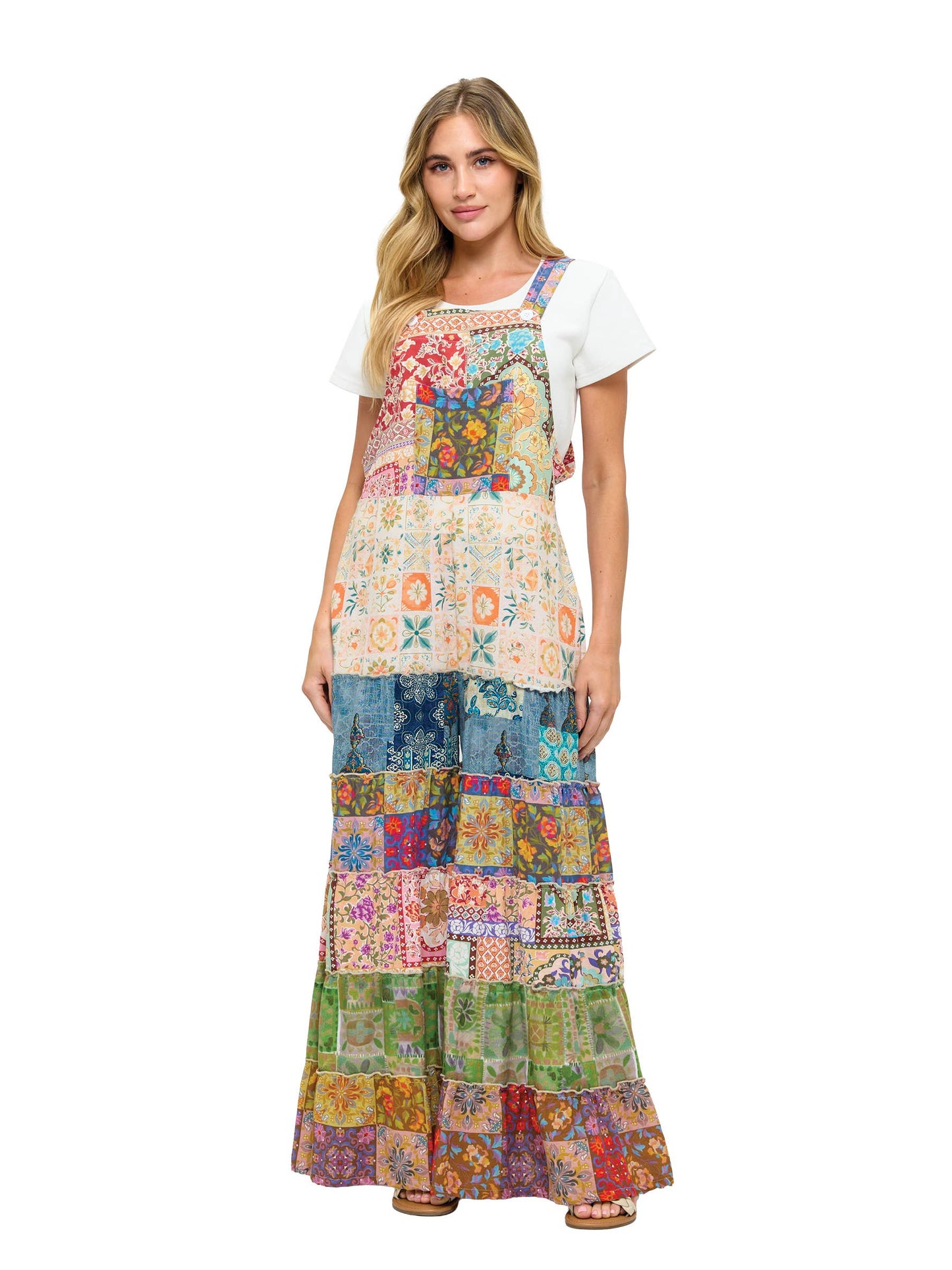 Patchwork Daydream Overalls 🌸✨