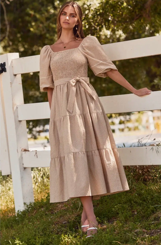 Autumn Grace Midi Dress