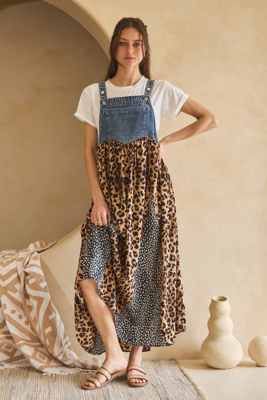 Wild at Heart Overall Maxi Dress