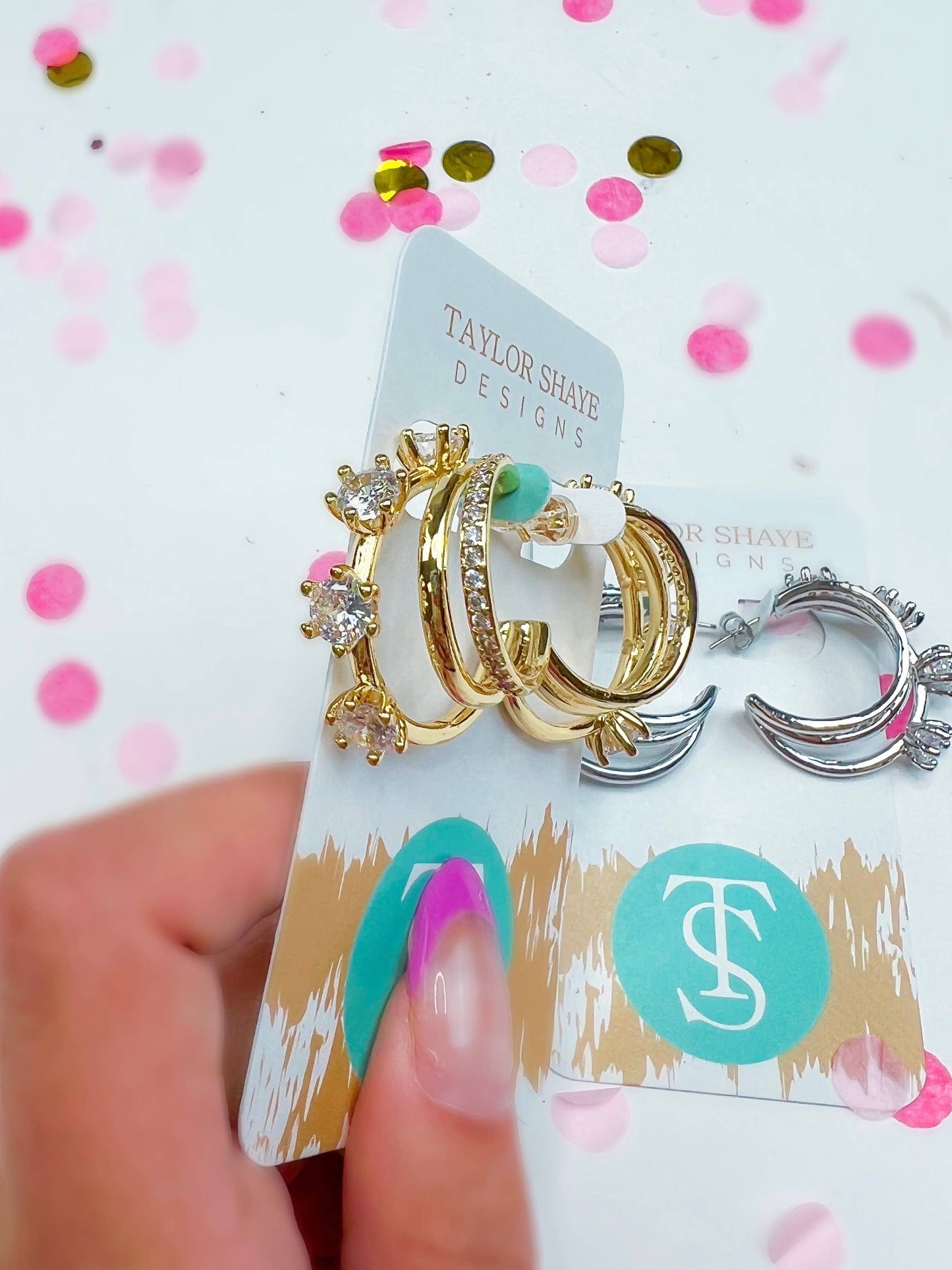Gold Juliana Hoops