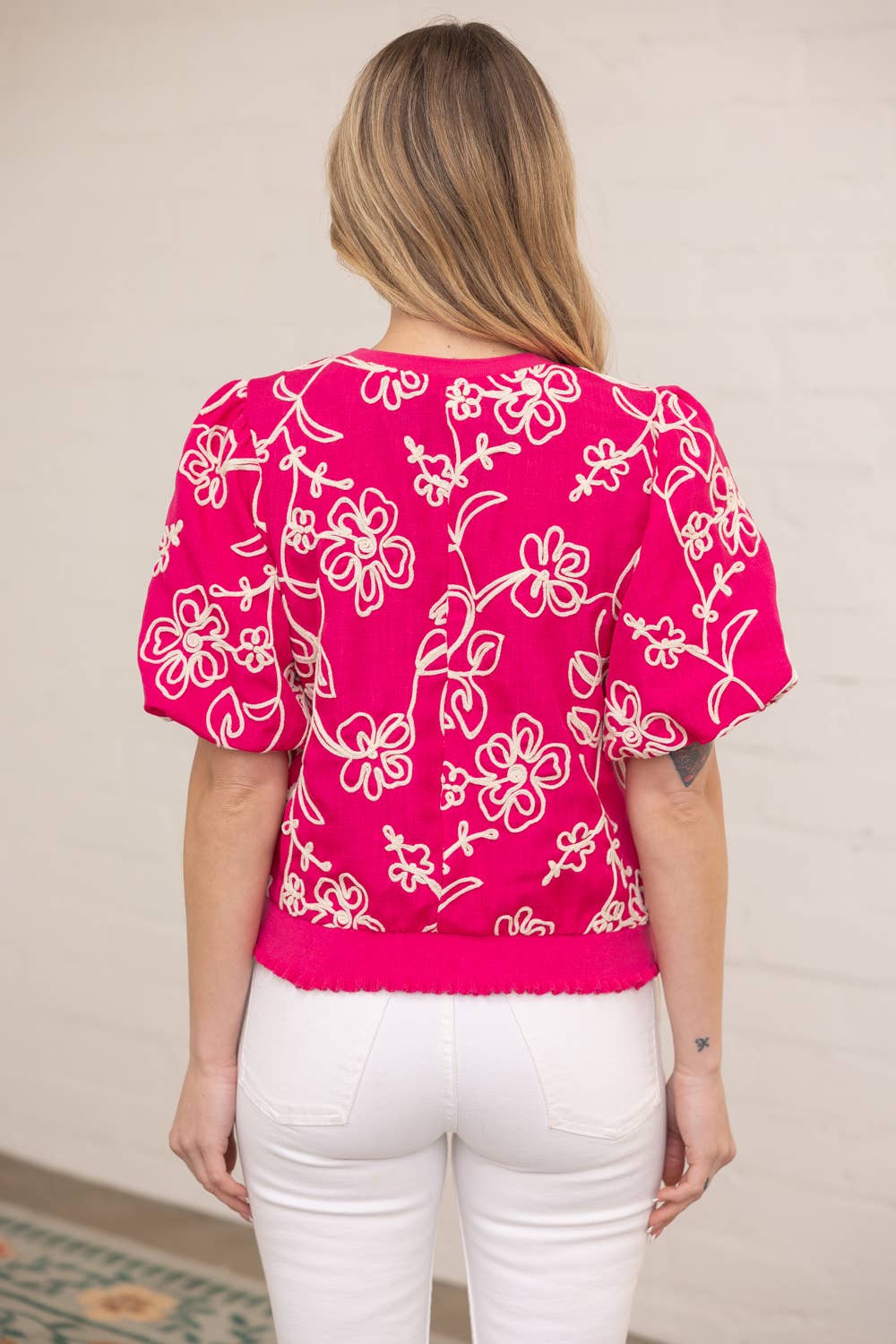 Blooming Beautiful Embroidered Top